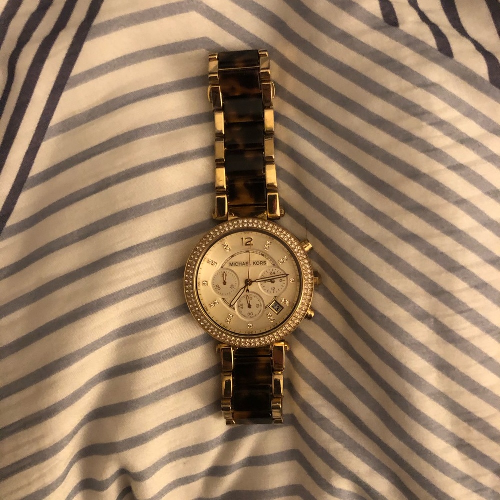 Michael Kors Tortoise Shell Watch